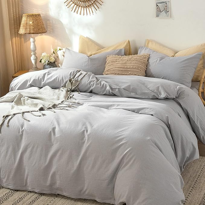Linen Duvet Cover Set - King