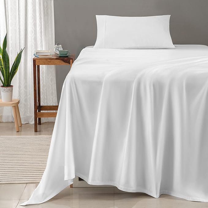 100% Cotton Cooling Bed Sheet Set - Twin - 3 Piece