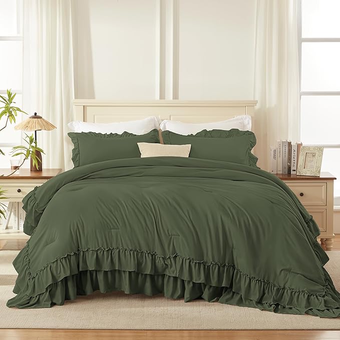 Microfiber Comforter Set - Queen - 90 x 90 in - 3 Piece