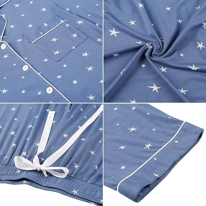 Women's Pajama Set - Long Sleeve - 2 Piece
