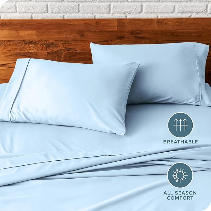 Microfiber Cooling Pillowcase Set - King - 2 Pack - 2 Piece