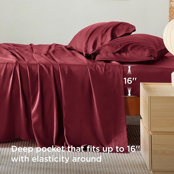 Bamboo Cooling Bed Sheet Set - Twin XL