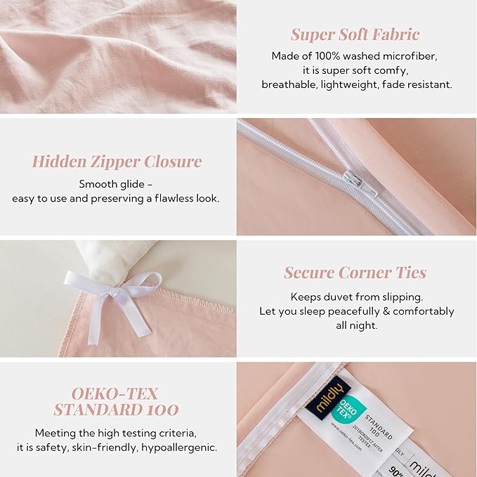 Microfiber Duvet Cover Set - 2 Piece