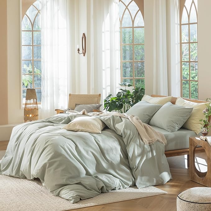 Linen Duvet Cover Set - King
