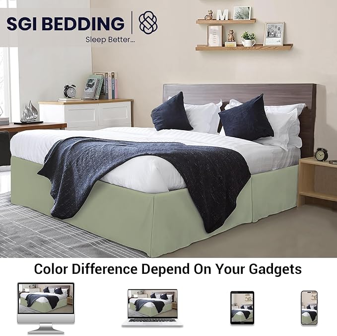 Microfiber Bed Skirt - Full - 18 in Drop