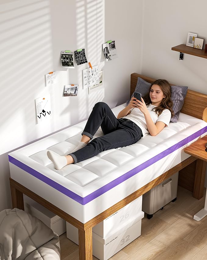 Memory Foam Cooling Mattress Topper - Full