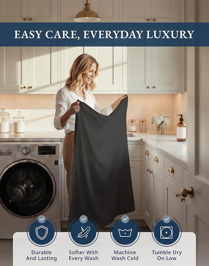 Linen Bed Sheet Set - Split King