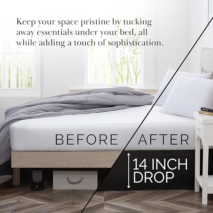 Bed Skirt - Full - 14 in Drop