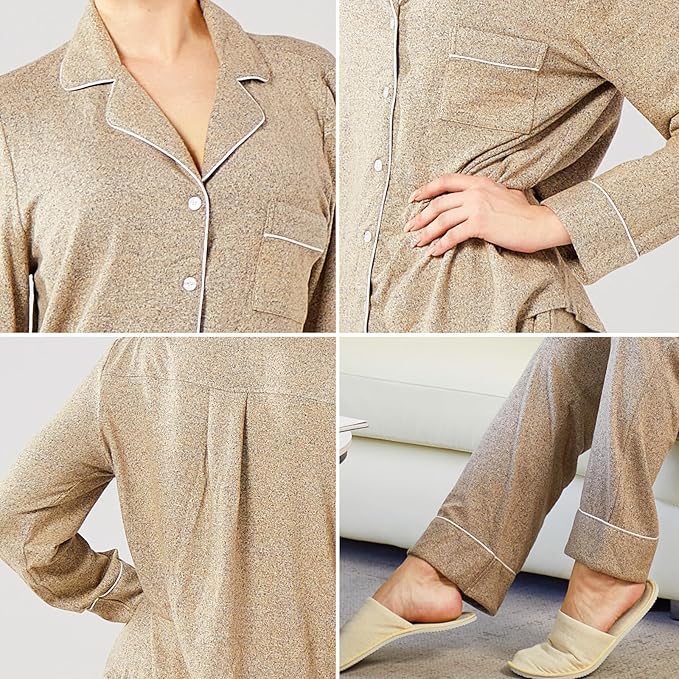 Women's Pajama Set - Long Sleeve - 2 Piece