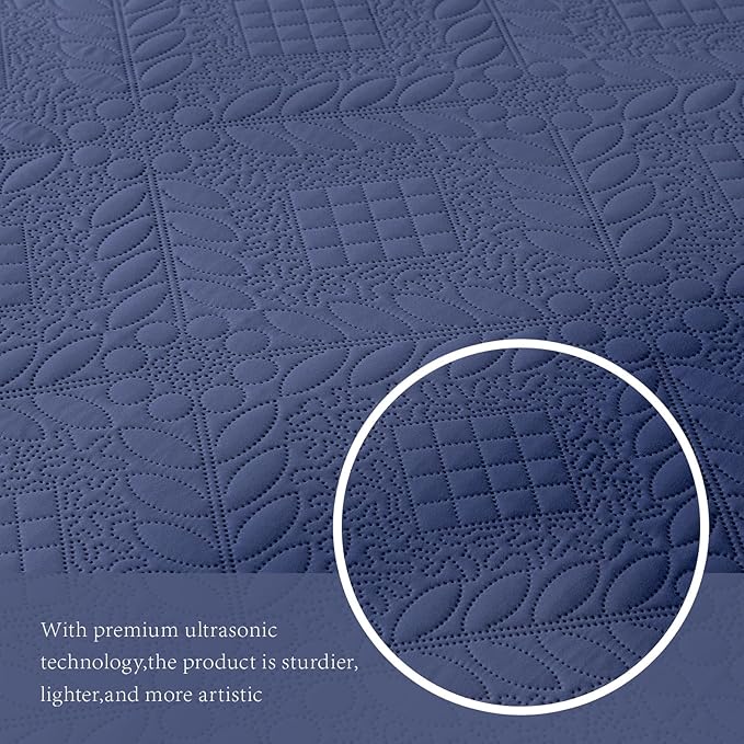Microfiber Quilt Set - Twin - 2 Piece