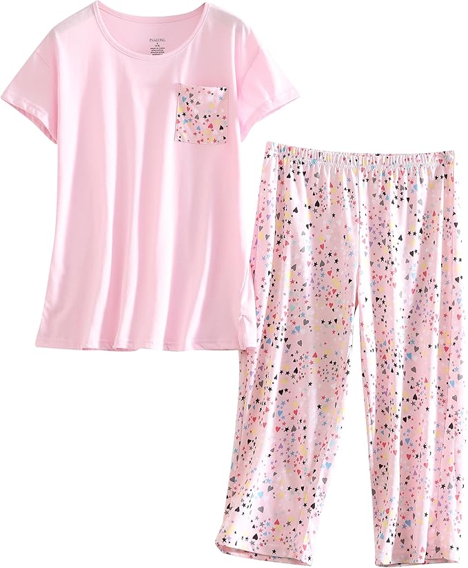 Women's Capri Pajama Set - 2 Piece
