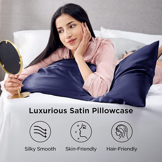 Satin Pillowcase Set - Queen - 20 x 30 in - 2 Piece