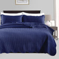 Microfiber Quilt Set - California King - 3 Piece