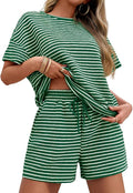 Shorts Pajama Set - Short Sleeve - 2 Piece