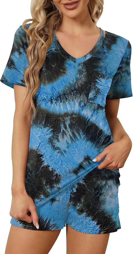Women's Pajama Set - Short Sleeve - 2 Piece