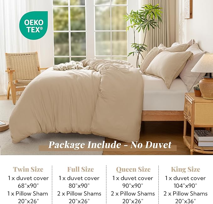 Microfiber Duvet Cover Set - 3 Piece