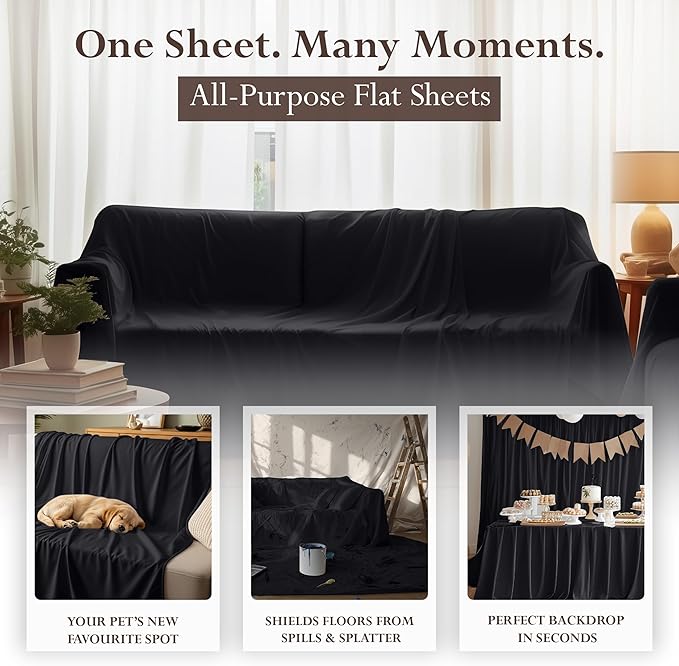 Microfiber Flat Sheet - Queen