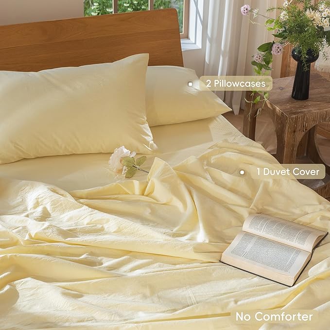 Linen Duvet Cover Set - King