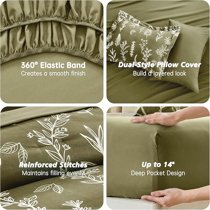 Comforter Set - King - 7 Piece