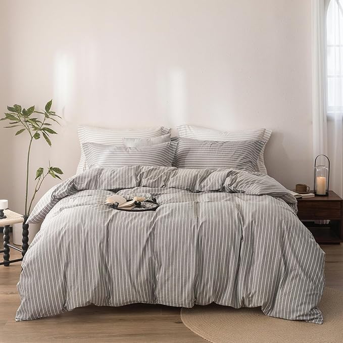 Linen Duvet Cover Set - Queen