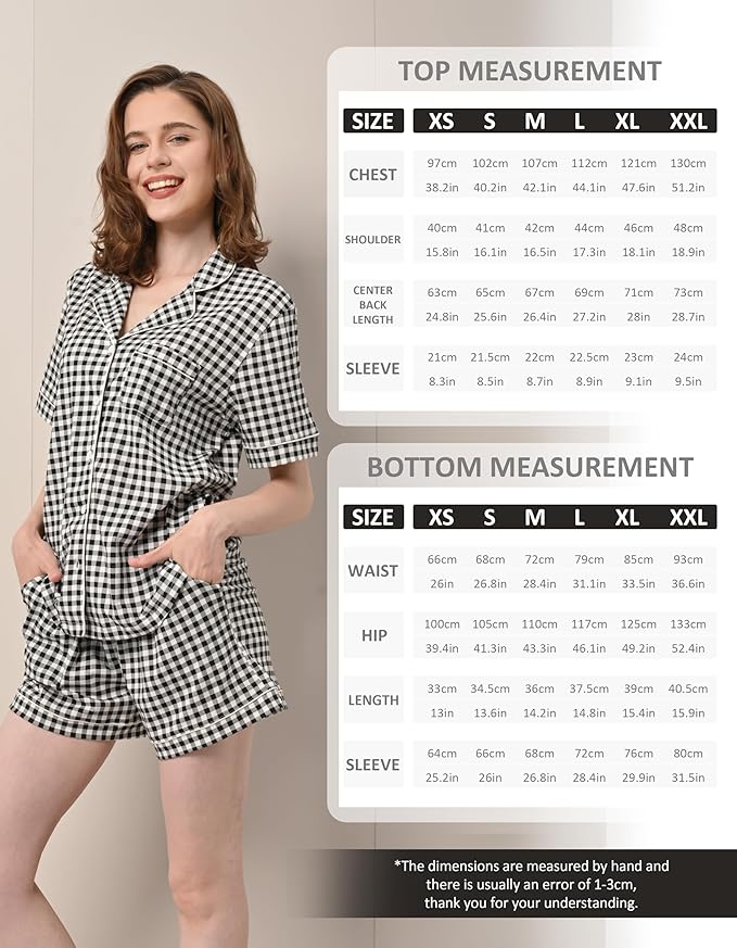 Women's 100% Cotton Pajama Set - 2 Piece