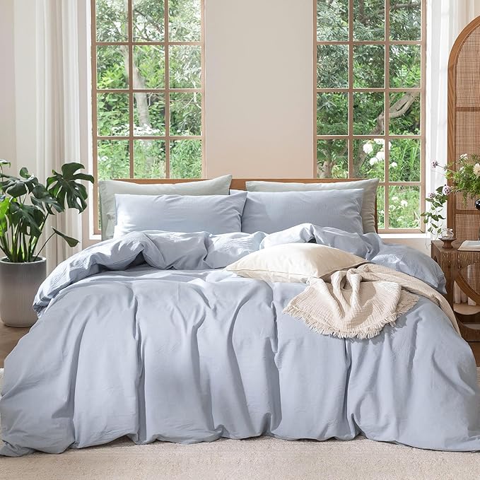 Linen Duvet Cover Set - Queen