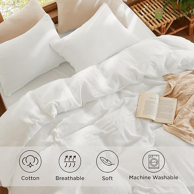 Linen Duvet Cover Set - Queen