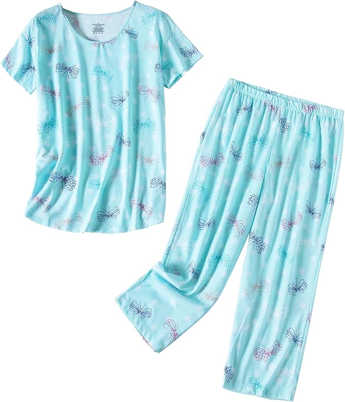 Women's Capri Pajama Set - 2 Piece