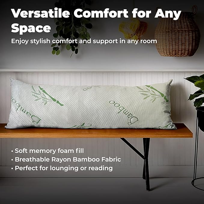 Bamboo Body Pillow - Full - 20 x 54 in