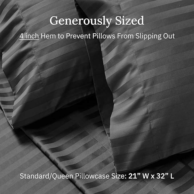 100% Cotton Pillowcase Set - Queen - 2 Piece