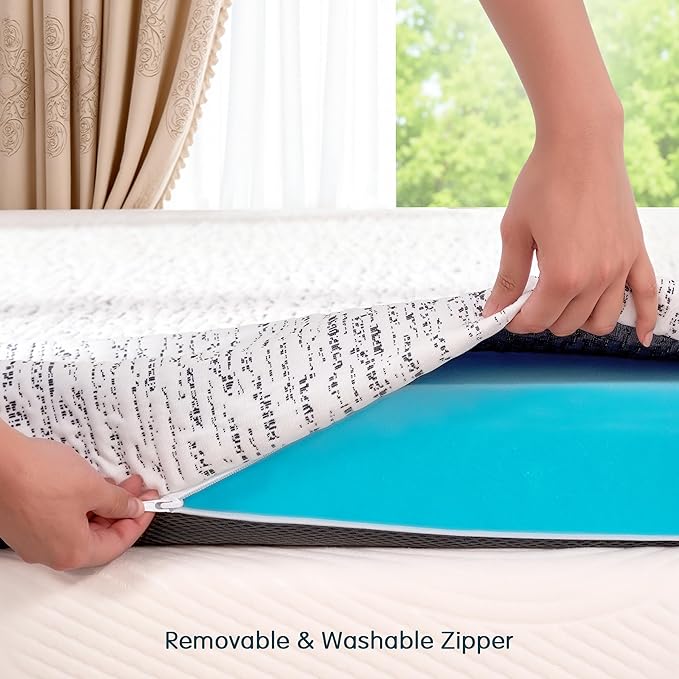 Memory Foam Cooling Mattress Topper - Twin XL