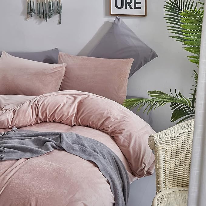 Flannel Comforter Set - King - 3 Piece