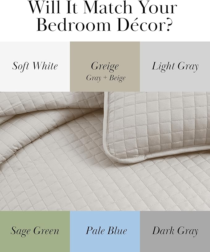 Microfiber Quilt Set - Queen