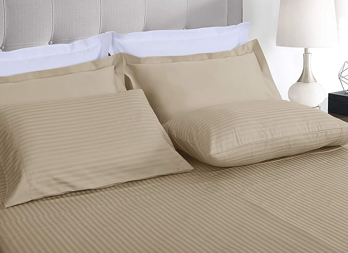 100% Cotton Cooling Bed Sheet Set - Full - 4 Piece