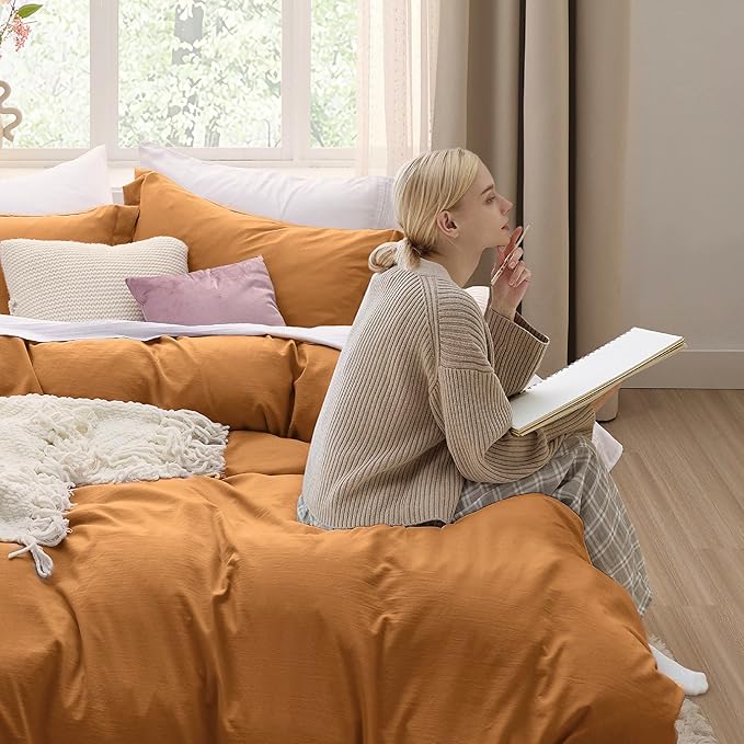 Duvet Cover Set - Full - 80 x 90 in - 3 Piece