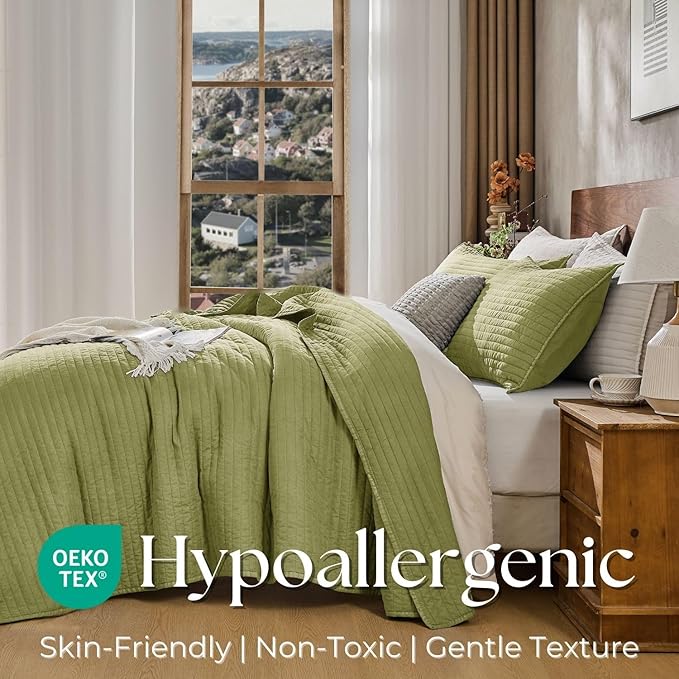 Microfiber Quilt Set - King