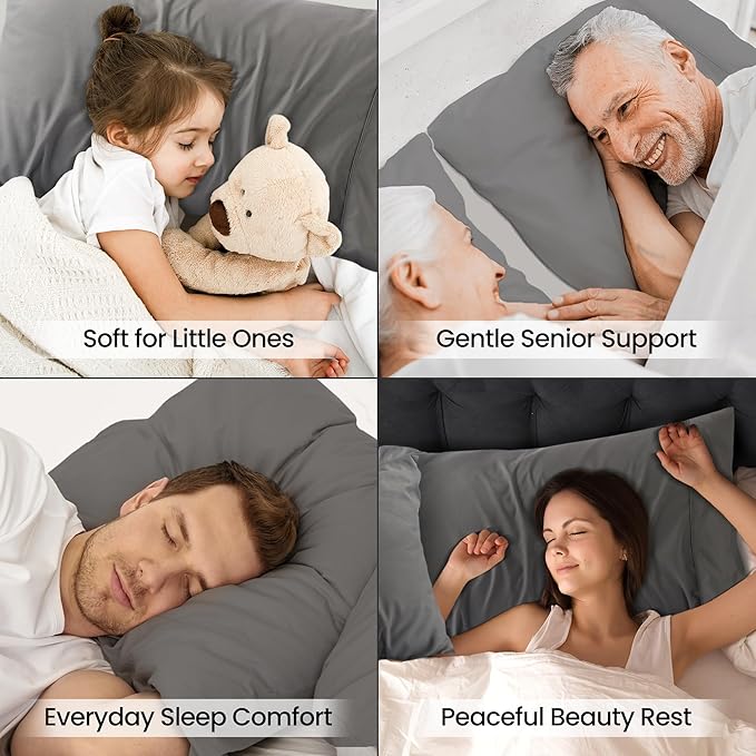 Microfiber Pillowcase Set - King - 20 x 40 in - 2 Pack