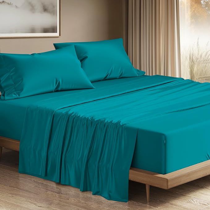 Bed Sheet Set - Queen - 17 in Deep Pocket - 4 Piece