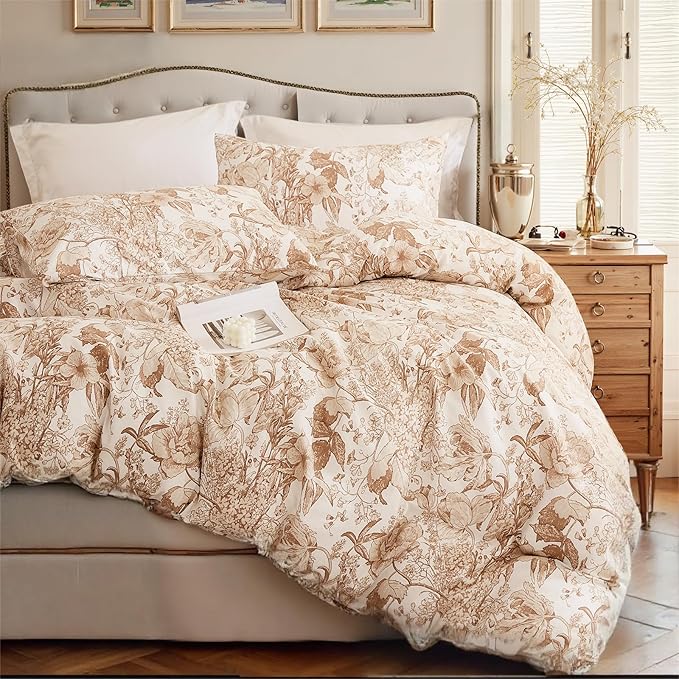 100% Cotton Duvet Cover Set - Queen - 3 Piece