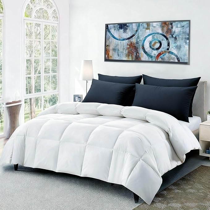Down Alternative Bed Pillow - King - 20 x 36 in - 2 Piece
