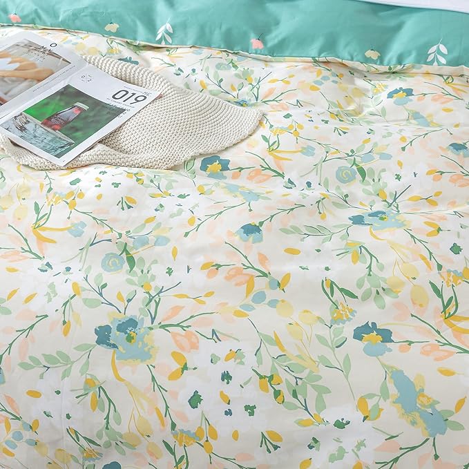 100% Cotton Duvet Cover Set - King - 3 Piece