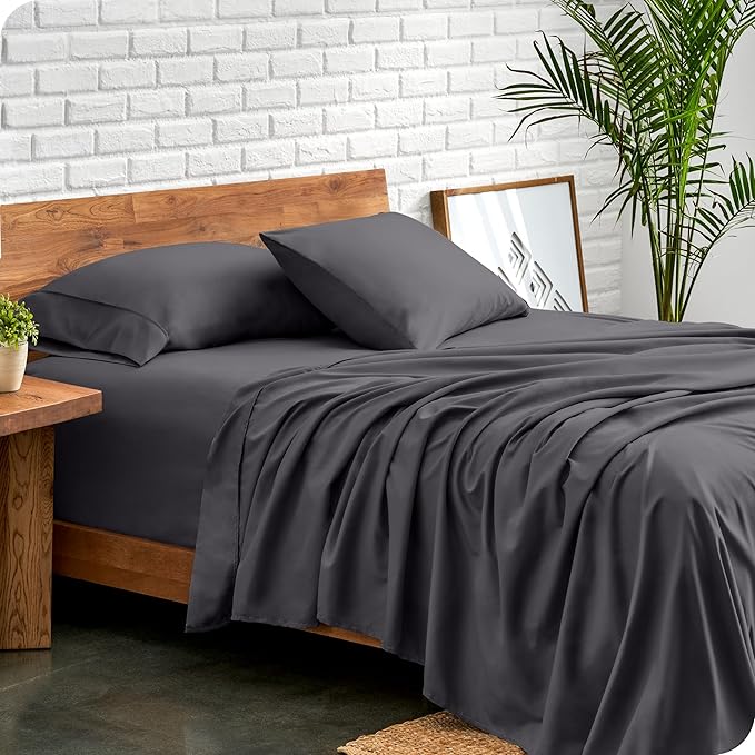 Microfiber Bed Sheet Set - King - 4 Piece