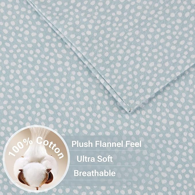 100% Cotton Bed Sheet Set - Queen - 4 Piece