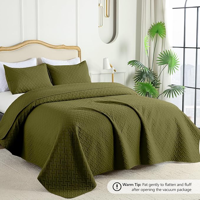 Microfiber Quilt Set - Twin - 2 Piece