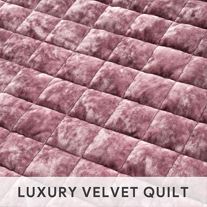 Velvet Quilt Set - King
