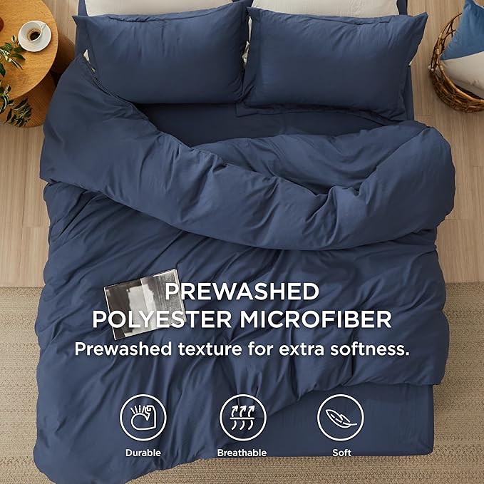 Duvet Cover Set - King - 104 x 90 in - 4 Piece
