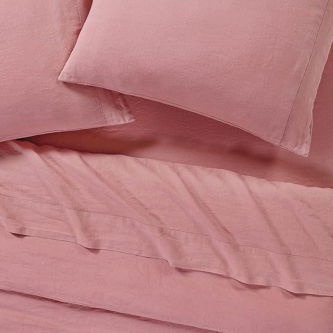Linen Cooling Bed Sheet Set - King - 3 Piece