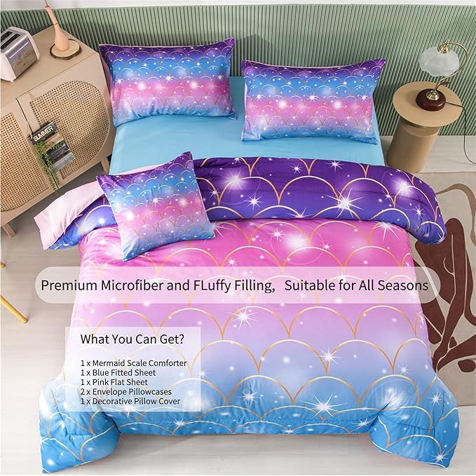Comforter Set - Full - 6 Piece