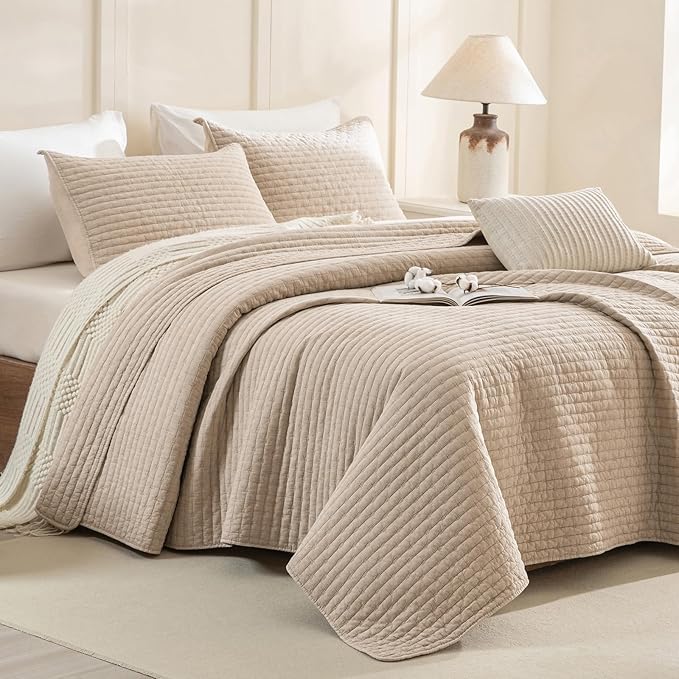100% Cotton Bedding Set - California King - 3 Piece