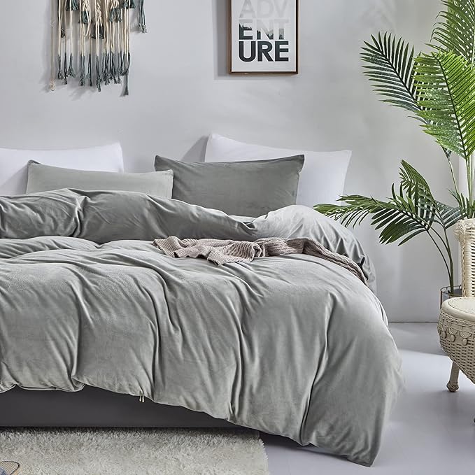 Velvet Comforter Set - Twin - 3 Piece